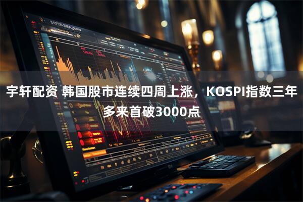 宇轩配资 韩国股市连续四周上涨，KOSPI指数三年多来首破3000点